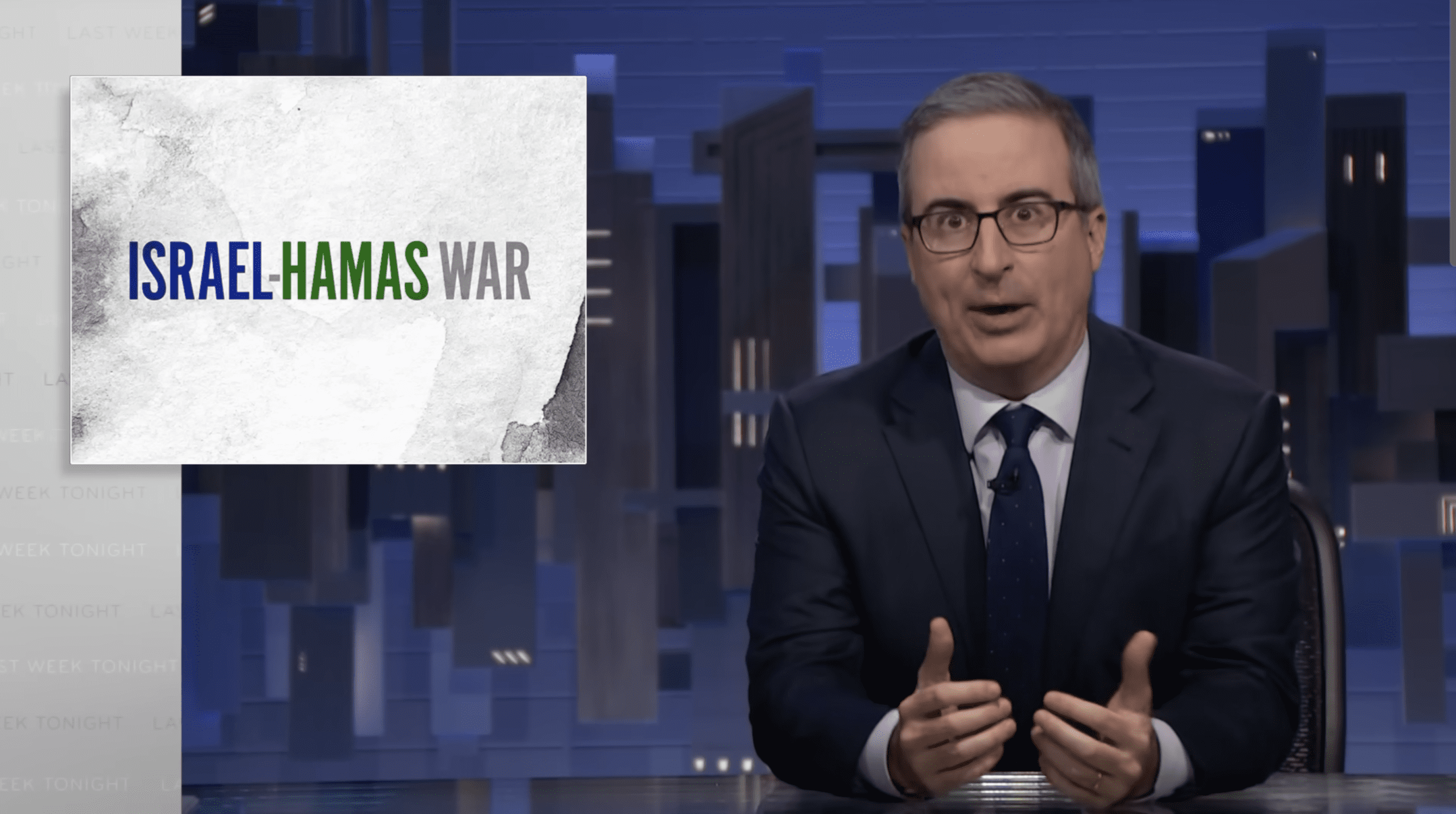 Israel Hamas by John Oliver